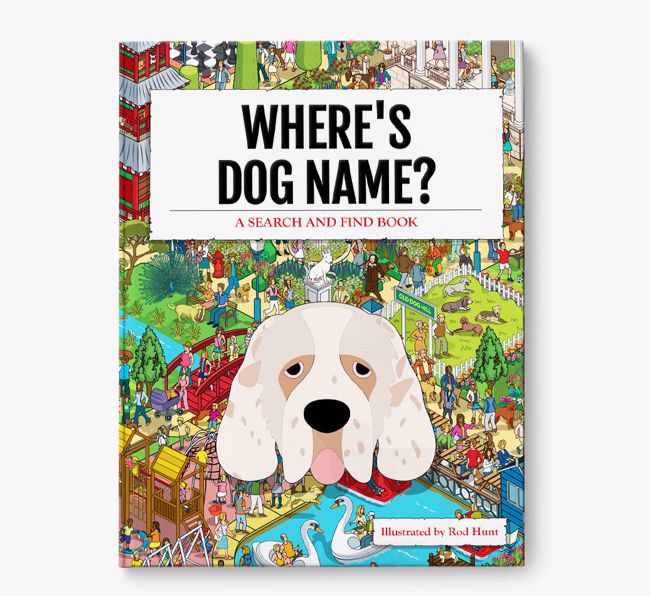 Personalised Where's {dogsName} Book